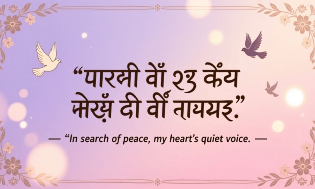 heartfelt-instagram-captions-in-punjabi-language-🕊️