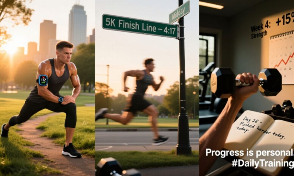 daily-training-and-progress-captions